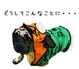 My Dog. Mame&Fuku sticker #10192017