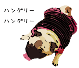 My Dog. Mame&Fuku sticker #10192023