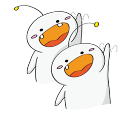 Aliens sketch sticker #10193085