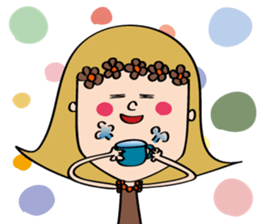 Golden doll-Chinese sticker #10193799