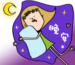 Golden doll-Chinese sticker #10193804