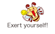 Message of a bee English version sticker #10193842