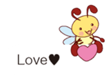Message of a bee English version sticker #10193846