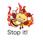 Message of a bee English version sticker #10193866