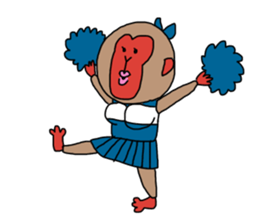Hurray hurray Nippon monkey sticker #10194098
