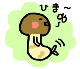 (Matsutake mushroom) sticker #10194261