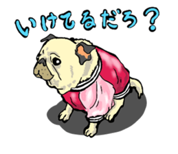 co-chan pug 2 sticker #10194513