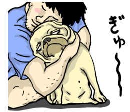 co-chan pug 2 sticker #10194525