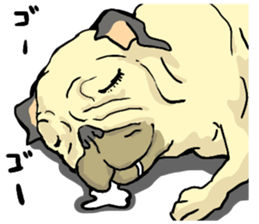 co-chan pug 2 sticker #10194531