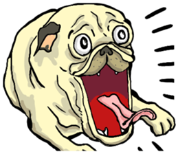 co-chan pug 2 sticker #10194532