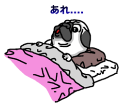 Pug puppy sticker #10194853