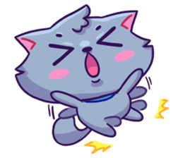 Sway Grey Kitty Cat sticker #10195214