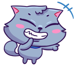 Sway Grey Kitty Cat sticker #10195228