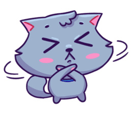 Sway Grey Kitty Cat sticker #10195243