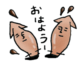 Japanese food, Ikameshi sticker #10195269