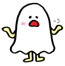 ghost like human sticker #10195294