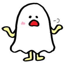 ghost like human sticker #10195294