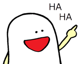 ghost like human sticker #10195309