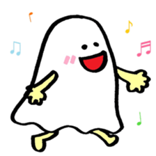 ghost like human sticker #10195312