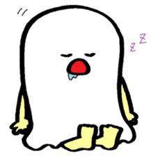 ghost like human sticker #10195324