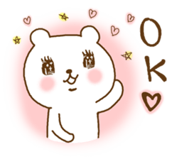 cute devil bear sticker #10195962