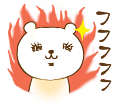 cute devil bear sticker #10195970