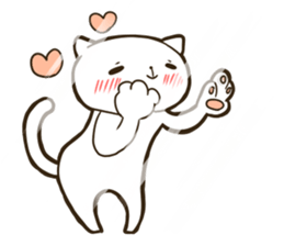 Sticker of cat want beyond the screen sticker #10196107