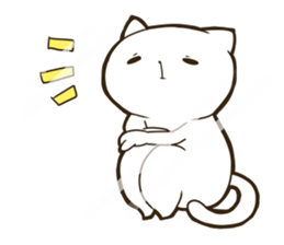 Sticker of cat want beyond the screen sticker #10196130