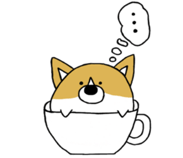 Ghost Corgi's dally sticker #10196309