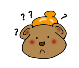 bear happy sticker #10196741