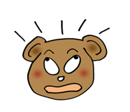 bear happy sticker #10196763