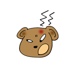 bear happy sticker #10196764