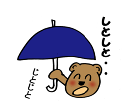 bear happy sticker #10196773