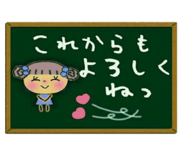 Very convenient! Sticker of girls 3 sticker #10197032