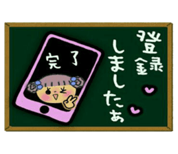 Very convenient! Sticker of girls 3 sticker #10197043