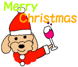 I'm a toy poodle. sticker #10197434