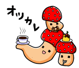 Bowlful Mushrooms sticker #10197633