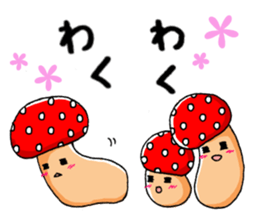 Bowlful Mushrooms sticker #10197634