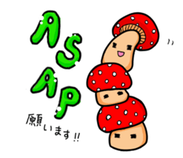 Bowlful Mushrooms sticker #10197635