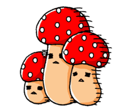 Bowlful Mushrooms sticker #10197637