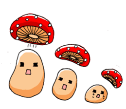 Bowlful Mushrooms sticker #10197638