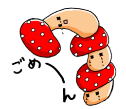 Bowlful Mushrooms sticker #10197639