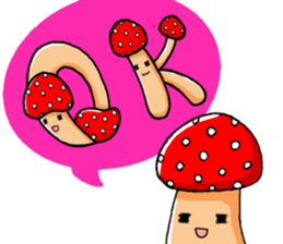 Bowlful Mushrooms sticker #10197640