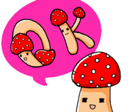 Bowlful Mushrooms sticker #10197640