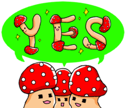 Bowlful Mushrooms sticker #10197642