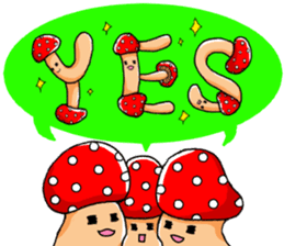 Bowlful Mushrooms sticker #10197642