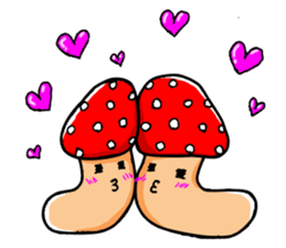 Bowlful Mushrooms sticker #10197644
