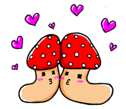 Bowlful Mushrooms sticker #10197644