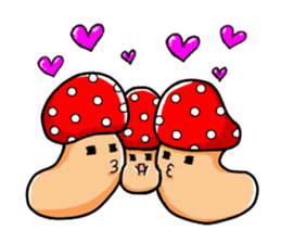 Bowlful Mushrooms sticker #10197645