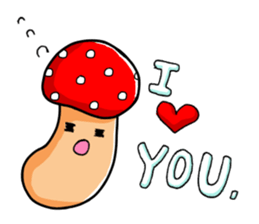 Bowlful Mushrooms sticker #10197646
